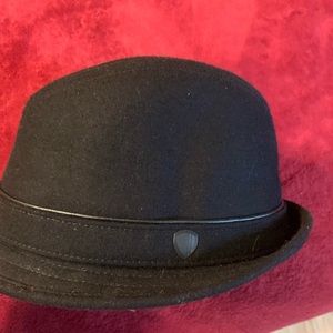 New Black Ben Sherman wool blend fedora